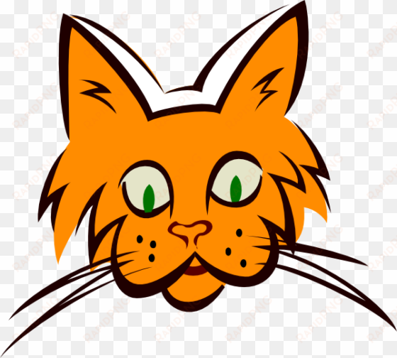 cat ears clip art - orange cat face (custom) mugs