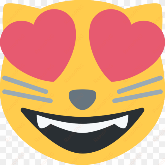 Cat Emoji Heart Eyes transparent png image