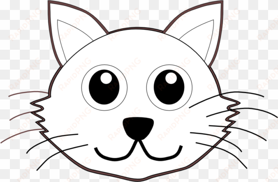 cat face for coloring