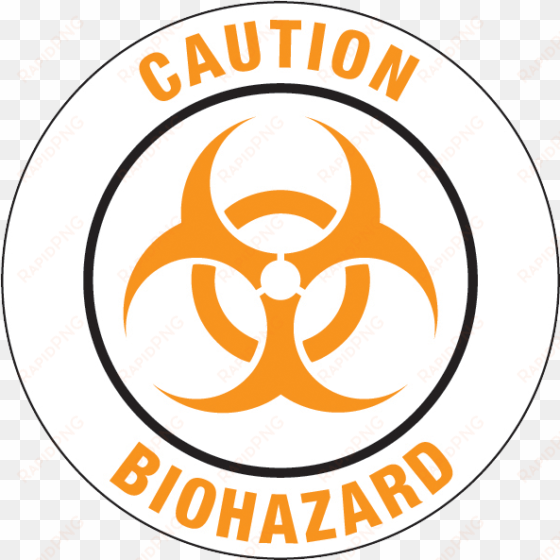 caution biohazard floor graphic - biological hazards in hospital