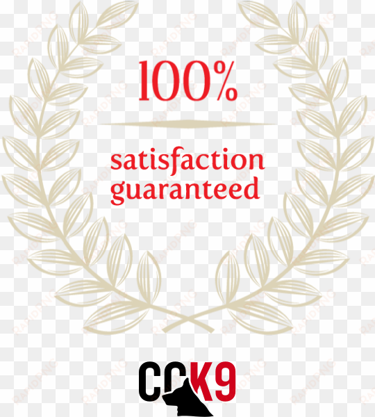 cck9 guarantee satisfaction seal - circle