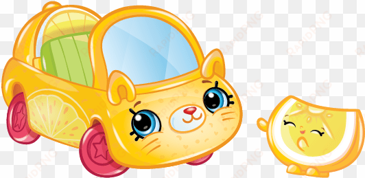 ccs1 lemon-limo - shopkins cutie cars lemon limo