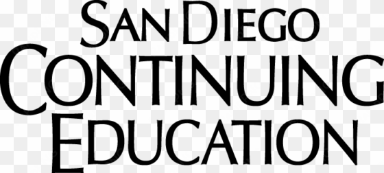 ce logo stacked - san diego continuing education