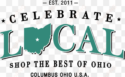 celebrate local, shop the best of ohio - graphic design