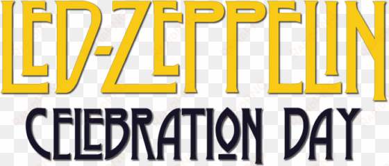 celebration day image - download font led zeppelin