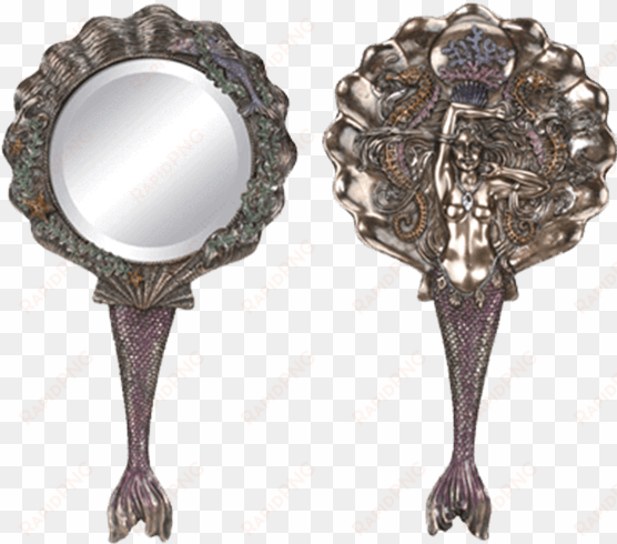 celestia mermaid hand mirror - medieval hand mirror