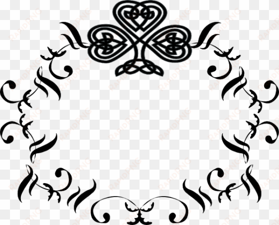 celtic clip art at - floral wedding monogram png