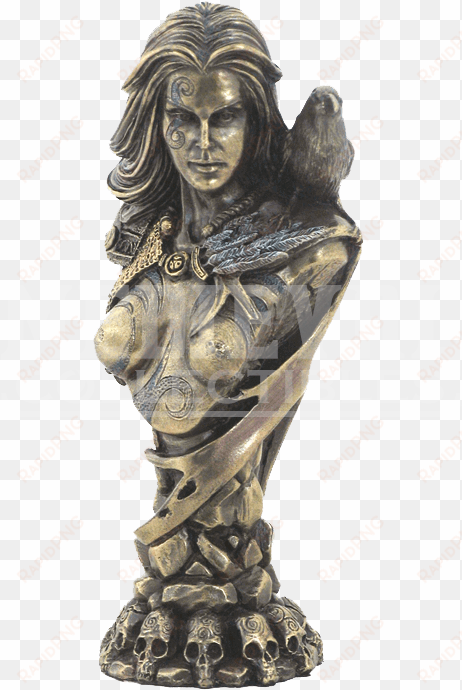 celtic goddess morrigan bust