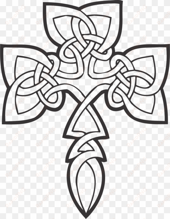 celtic ornament vector free celtic cross - coloring pages for adults celtic cross