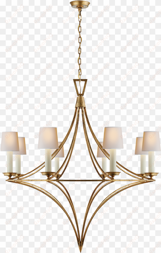 centre light fittings - visual comfort chc1583gi-np e. f. chapman darlana 8