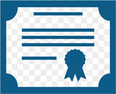 certificate - certificate of completion icon