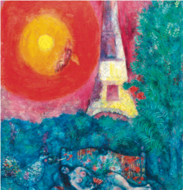 chagall la tour eiffel