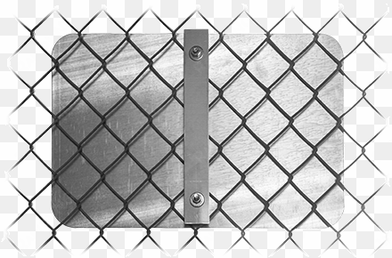 chain link fence bracket - chain-link fencing
