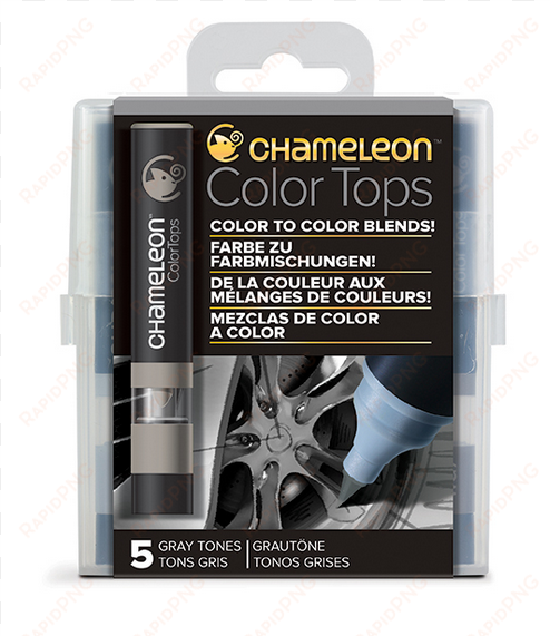 chameleon color tops marker set skin tones - set of chameleon colour tops - grey shades