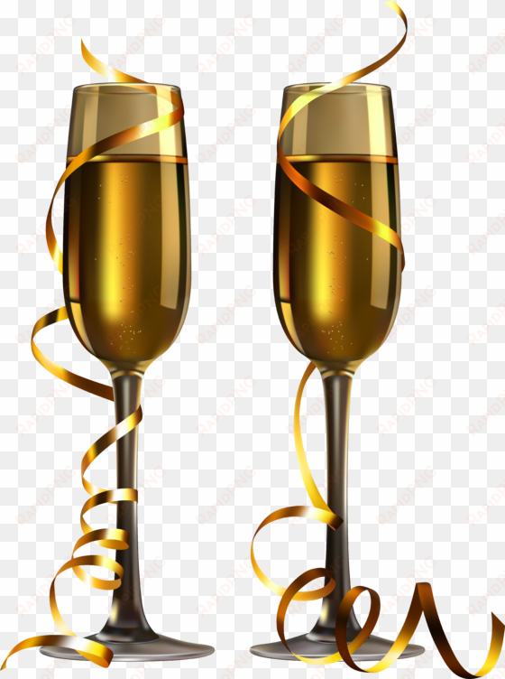 champagne glasses png - champagne stemware