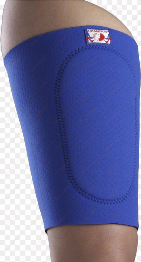 champion neoprene thigh support with oval pad - thigh