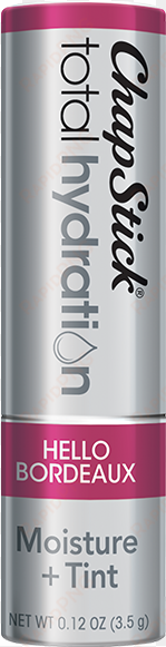 chapstick® total hydration moisture tint - chapstick total hydration lip balm - merlot