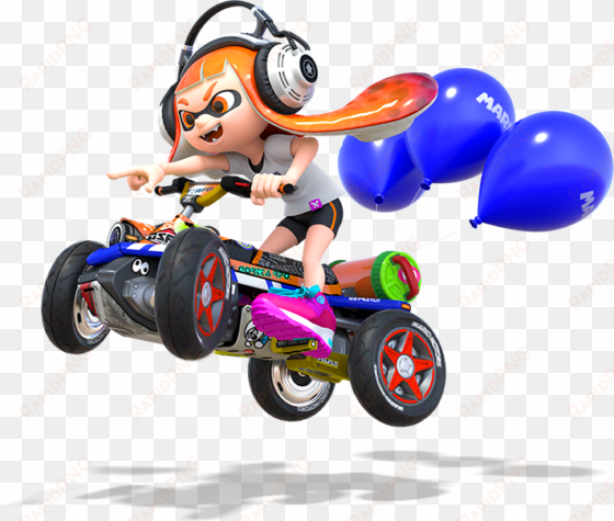 Char Inkling Jumpic - Mario Kart 8 Deluxe Inkling transparent png image
