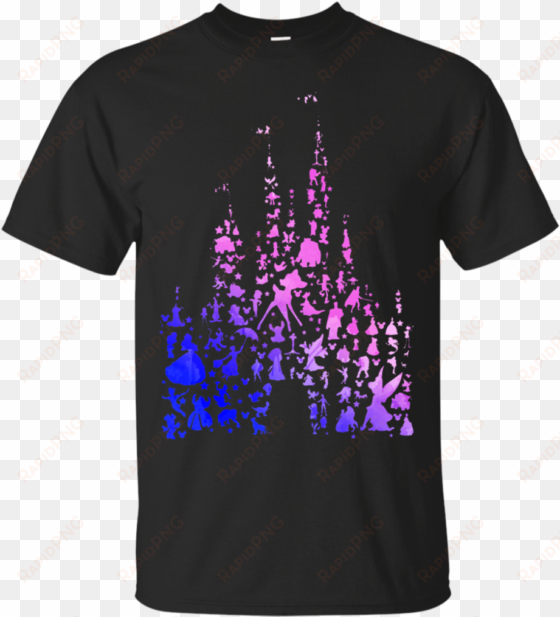 character castle inspired silhouette t shirt & hoodie - shirt