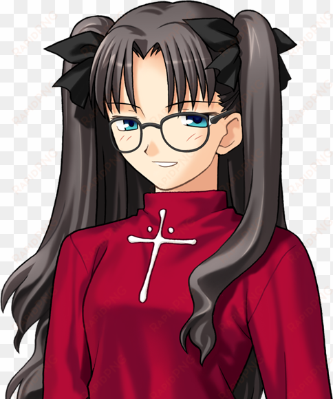 characters that look more attractive with glasses - twin tail anime characters