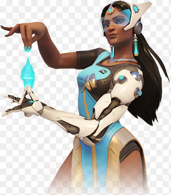 charge/leap into the middle of the entire enemy team - overwatch symmetra png