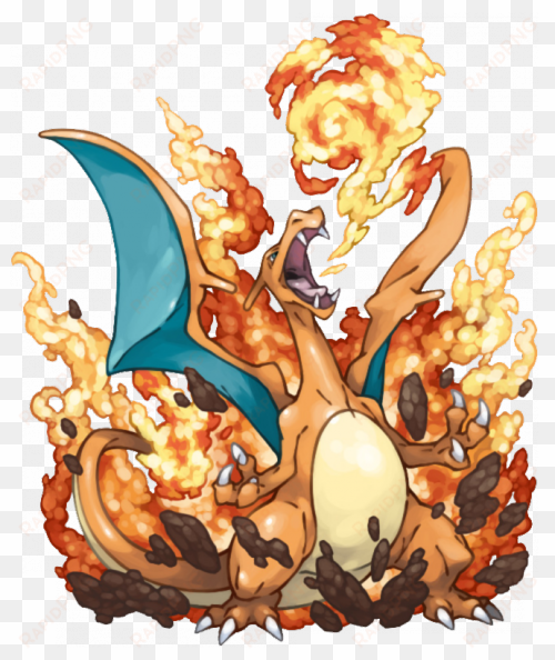 charizard png image - charizard venusaur blastoise fusion