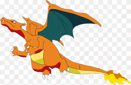 charizard transparent normal - charizard flying png