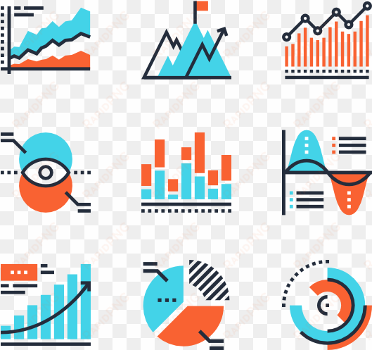charts and diagrams - digital marketing vector icon png
