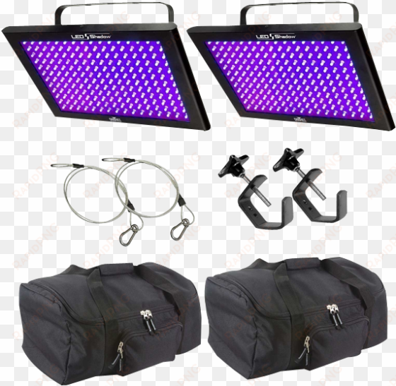 chauvet dj led shadow blacklight panel wash light duo - chauvet dj led-shadow black light led uv wash