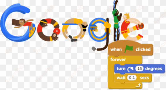 check it out at - google logo hour of code