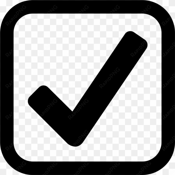 Checked Checkbox Icon - Checkbox Icon transparent png image