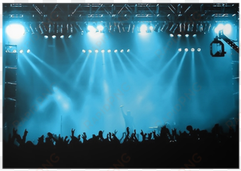 Cheering Crowd At Concert, Musicians On The Stage Poster - Epic Stage Journal [book] transparent png image