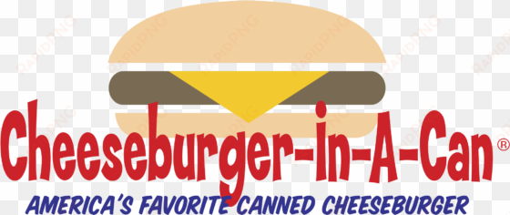 cheeseburger in a can logo png transparent - logo