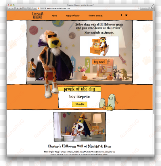 cheetos cotd website - cartoon