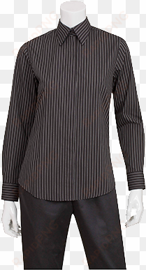 chef works w300 classical women's chef shirt in pinstripe - man