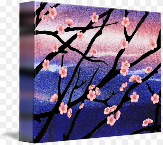 "cherry Blossoms Decorative Painting" By Irina Sztukowski - Cherry Blossom transparent png image