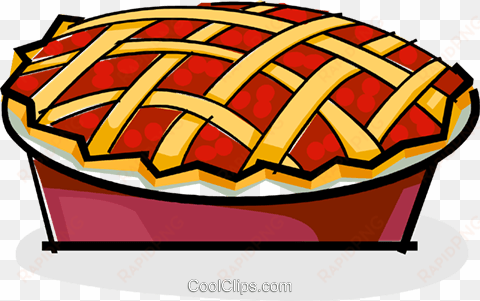 Cherry Pie Royalty Free Vector Clip Art Illustration - Torta Vetor Png transparent png image