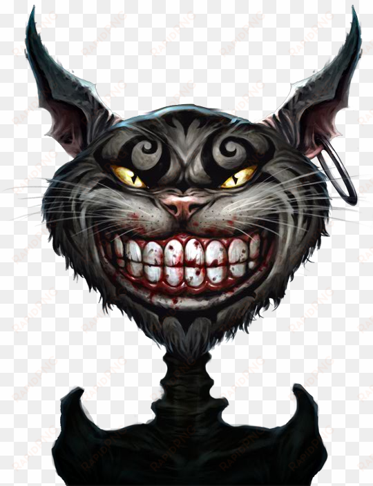 Cheshire Cat Storybook Render 2 - Alice Madness Returns Concept Art transparent png image