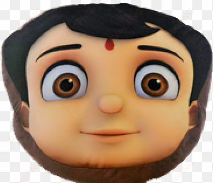 chhota bheem face cushion - multicolor