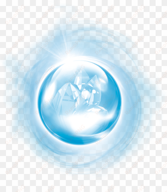 chi orb - glowing blue orb png