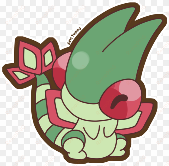 chibi flygon by seviyummy - flygon kawaii