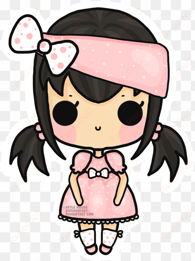 chibi, girl, and cute image - simple cute chibi girl