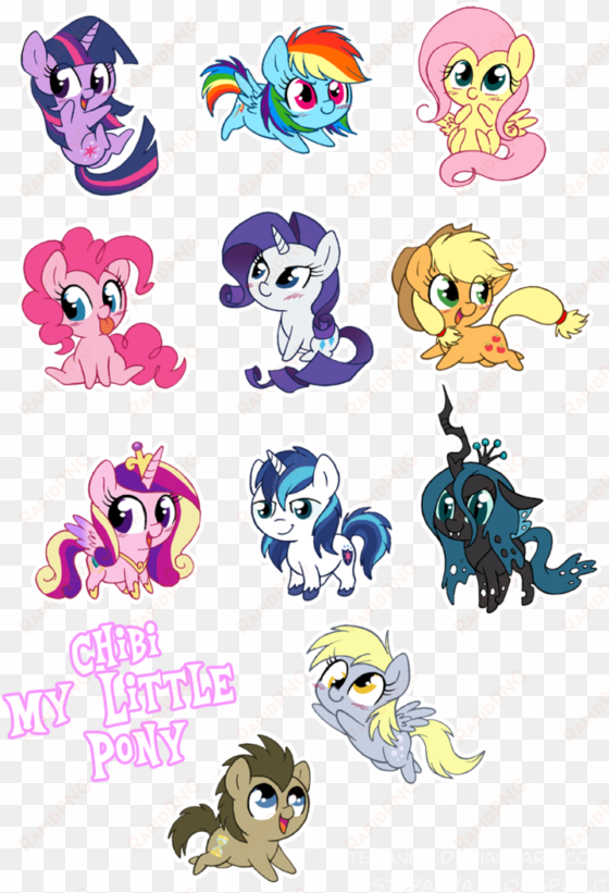 chibi my little pony by *stepandy on deviantart - my little pony isimleri