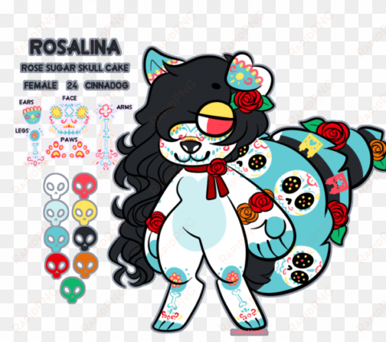 chibi sugar skull oc rosalina chibi ref sariasong64 - calavera