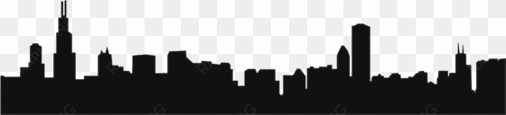 chicago city png svg library stock - skyline