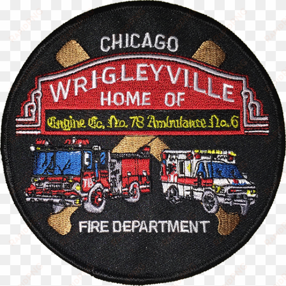 chicago fire department unit patch - wrigleyville