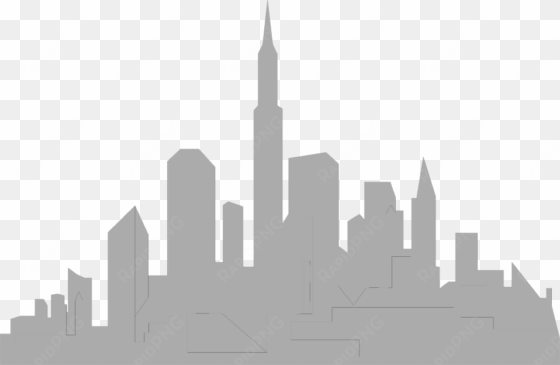 chicago skyline cityscape silhouette - transparent city clip art