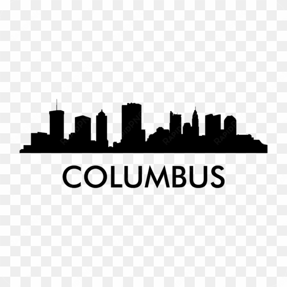 chicago skyline outline png for kids - columbus city outline