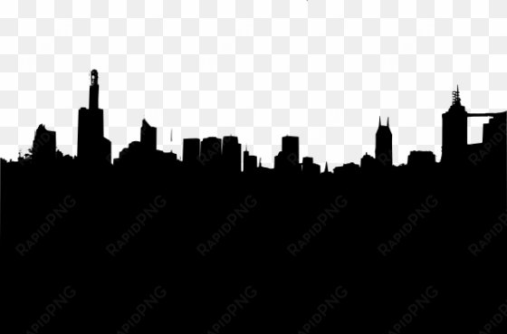 chicago skyline silhouette png - city skyline silhouette