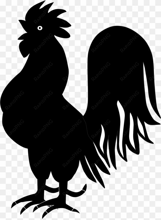 chicken farm silhouette - rooster silhouette